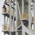 Auckland Tower / Niall McLaughlin Architects - Interior Photography, Stairs, Wood, Beam, Handrail