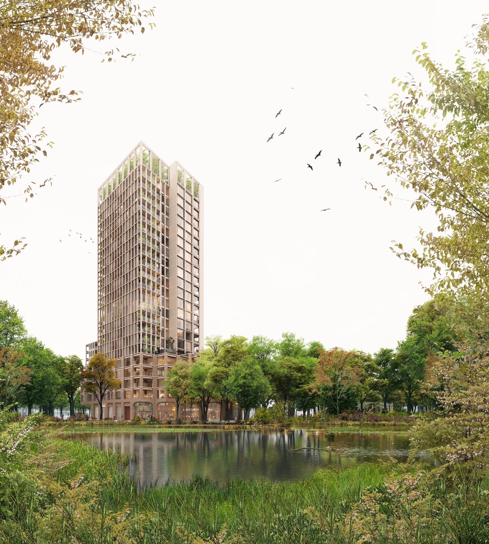 Gallery of Powerhouse Team Wins Competition for "Urban Woodland" in the Netherlands 8