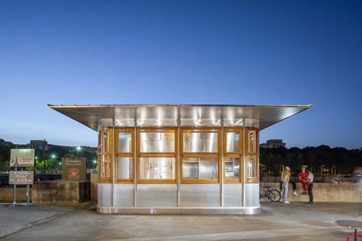 Kiosk Eiffel / Franklin Azzi Architecture Kiosk Eiffel / Franklin Azzi Architecture - Exterior Photography, Facade