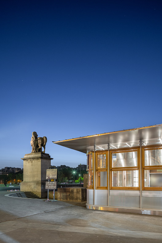 埃菲尔铁塔底部快餐厅 / Franklin Azzi Architecture - 建筑图, 门