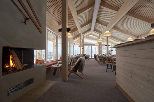 Varden Ski Restaurant / Nordic Office of Architecture Varden Ski Restaurant / Nordic Office of Architecture - Interior Photography, Windows, Beam