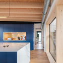 Stilt House / B.HOUSSAIS Architecture - Interior Photography, Kitchen, Countertop, Windows, Facade, Beam