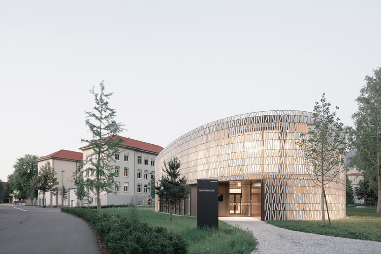 Public Library Dornbirn / Dietrich | Untertrifaller Architekten + Christian Schmoelz Architekt - Exterior Photography