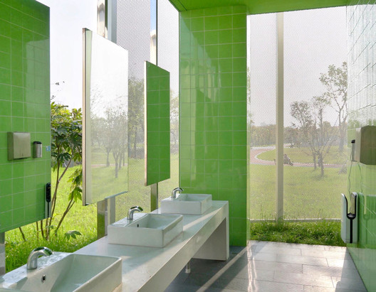 Linping Sports Park Rest Station / CCTN Design Linping Sports Park Rest Station / CCTN Design - Interior Photography, Bathroom