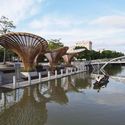 Huanglong Waterfront Bamboo Pavilion / Atelier cnS + School of Architecture, South China University of Technology - Exterior Photography, Waterfront