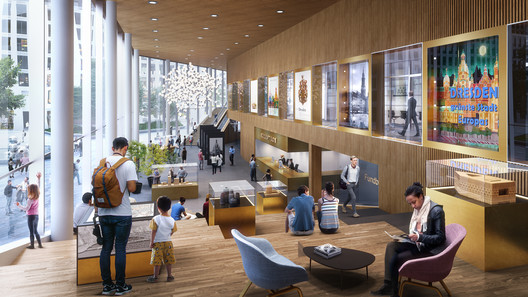 Barcode Architects and Tchoban Voss Architekten Illustrate Germany's Cultural Shift in new Dresden Headquarters Barcode Architects and Tchoban Voss Architekten Illustrate Germany's Cultural Shift in new Dresden Headquarters - Image 4 of 12
