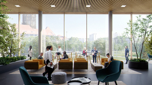 Barcode Architects and Tchoban Voss Architekten Illustrate Germany's Cultural Shift in new Dresden Headquarters Barcode Architects and Tchoban Voss Architekten Illustrate Germany's Cultural Shift in new Dresden Headquarters - Image 3 of 12