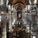 Theodosius 蓄水池遗址入口，钢结构玻璃盒子 / Cafer Bozkurt Architecture - 室内图, 柱