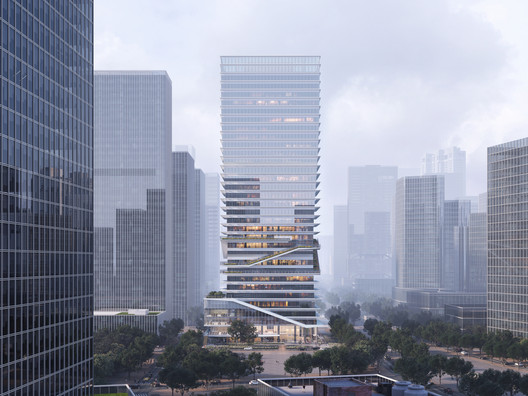 Ennead Architects projetará torre dinâmica inspirada em bytes em Shenzhen - Imagem 3 de 6