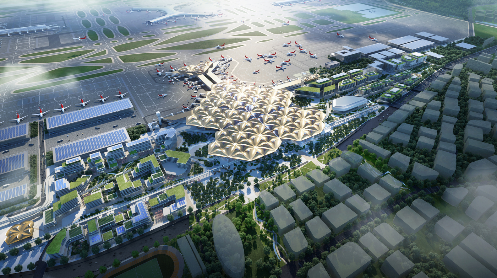 Gallery of RSHP Architects and CNADRI Win Competition to Design New Green Portal of the Bao'an International Airport - 2
