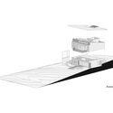 axonometric - MARU House: Kiến tr&uacute;c ấn tượng với những đường n&eacute;t đơn giản v&agrave; sự pha trộn vật liệu