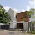 3 kertomenanggal tampak edited - Griyoase House / Andyrahman Architect: Nh&agrave; 3 tầng tho&aacute;ng m&aacute;t quanh năm