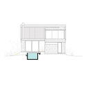 05 back view - Y House: Căn Biệt thự hiện đại 2 tầng ấn tượng c&oacute; hồ bơi v&aacute;ch k&iacute;nh si&ecirc;u đẹp