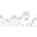 west elevation - Ngồi nh&agrave; tr&ecirc;n đồi thiết kế kiểu "nh&agrave; s&agrave;n" cột b&ecirc; t&ocirc;ng si&ecirc;u tho&aacute;ng m&aacute;t