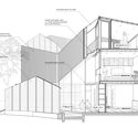 sectionb - Ng&ocirc;i nh&agrave; trắng với kết cấu th&eacute;p hiện đại c&oacute; nhiều c&acirc;y xanh