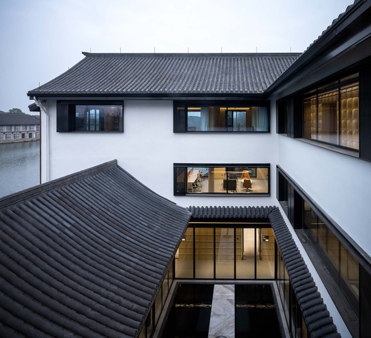 Shaoxing KINCANG Business School / LYCS Architecture - Exterior Photography, Facade, Stairs