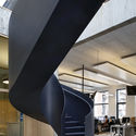 Mediasambre Media Center / V+ - Interior Photography, Office Buildings, Stairs, Facade, Chair