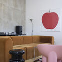 The Apple Apartment  / alto design studio - Interior Photography, Living Room, Table, Lighting, Chair