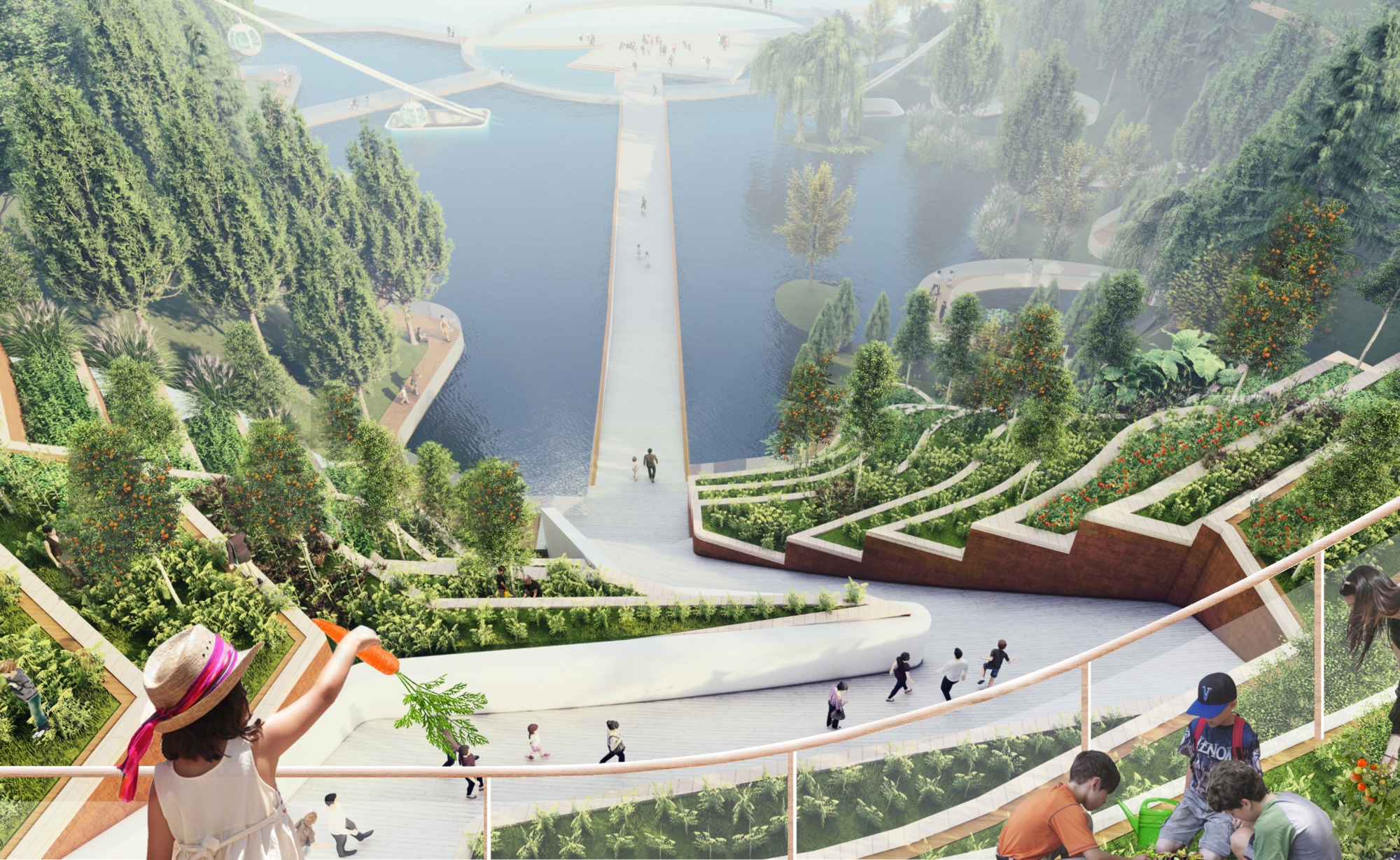Gallery of A Futuristic Amusement Park and an Ecological Power Plant