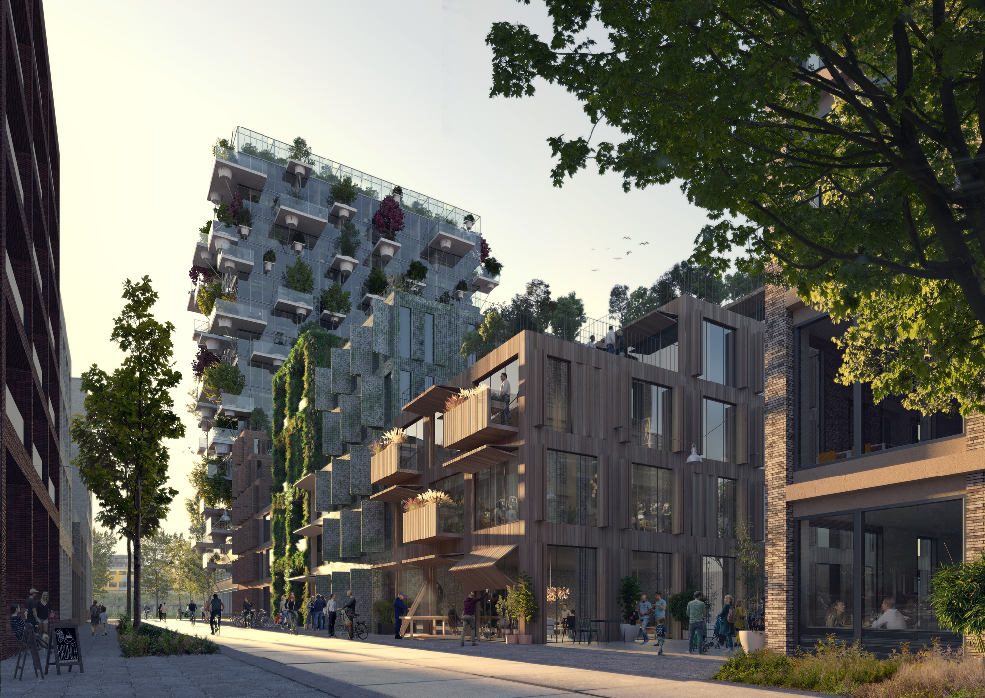 Gallery of MVRDV Reveals Design of Green Barcode-Inspired Housing Unit ...