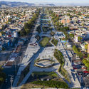 Linear park regenerates Mexico City's historic Grand Canal. © Onnis Luque