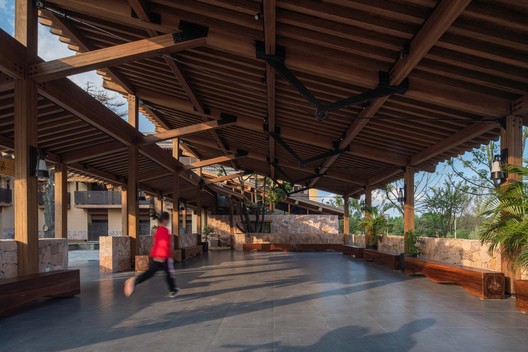 Lixiang Village Public Space / AESEU Architectural Technology and Art studio Lixiang Village Public Space / AESEU Architectural Technology and Art studio - Interior Photography, Beam