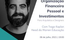 Webinar: Organização Financeira Pessoal e Investimentos para Arquitetos e Designers
