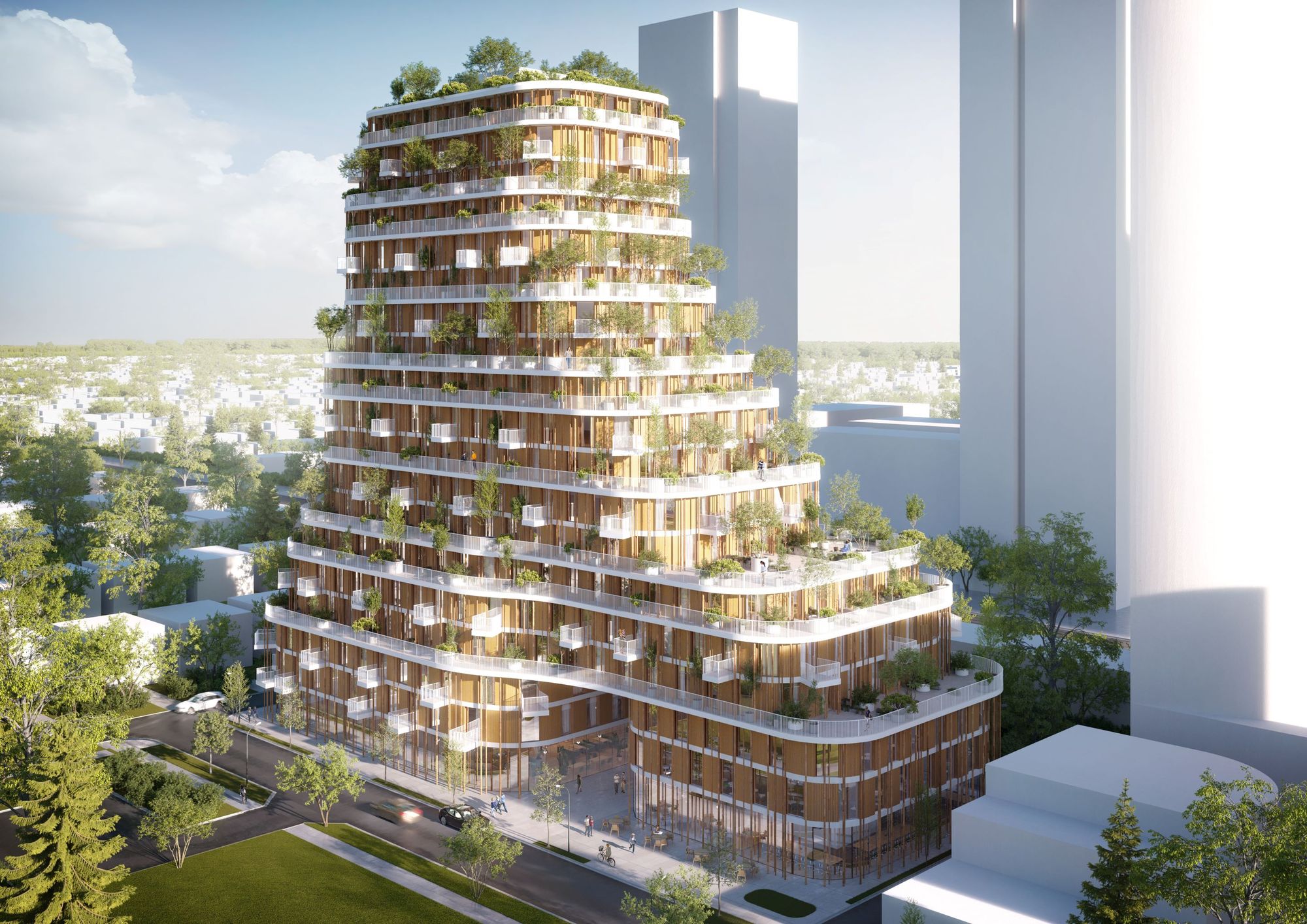 Gallery of Urban Agency Designs New "Vancouver Forest" Block in Canada 1