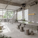 20210527   Ksoul   Yama 31 - AMA Coffee Shop: Qu&aacute;n cafe sử dụng m&agrave;u x&aacute;m v&agrave; m&agrave;u v&agrave;ng thể hiện sự đ&ocirc; thị ho&aacute;