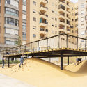 Playground Landscapes at Santa María Mazzarello Square / HDH arquitectos - Interior Photography, Refurbishment, Facade