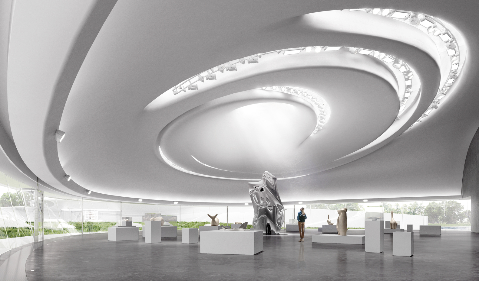 Gallery of MAD Architects Unveils Polished Cloud-Like Design for the Aranya  Center - 7