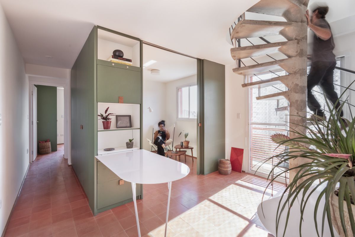 17 Projects With Colorful Cabinets and Built-in Furniture | ArchDaily