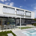 152434 northeastcorner - GER / Residence / Ply Architecture: Nh&agrave; kết cấu khung th&eacute;p tho&aacute;ng m&aacute;t hiện đại