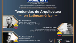 Congreso Panel Rey: Tendencias de Arquitectura