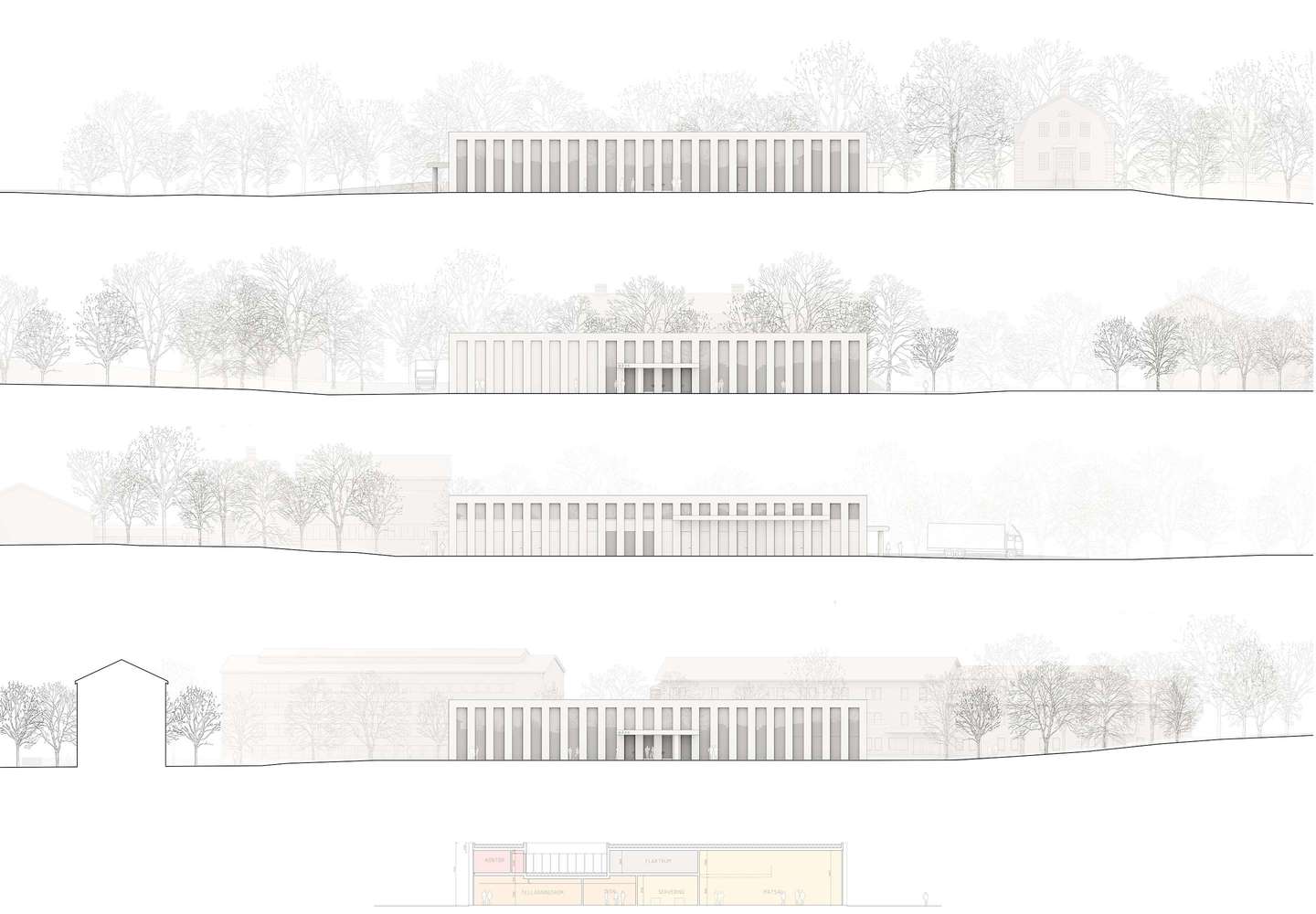 Gallery of Tham & Videgård Wins Competition to Design Mess Building for ...
