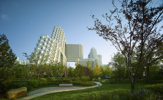 秦皇岛金梦海湾 Habitat / Safdie Architects 秦皇岛金梦海湾 Habitat / Safdie Architects - 建筑图