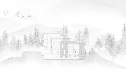 高山流水·松林里的红色石屋 / 素建筑 - 37 的图像 39