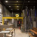 Taproom Bierhaus / Florencia Risotti Arq - Interior Photography, Detail, Table, Bench