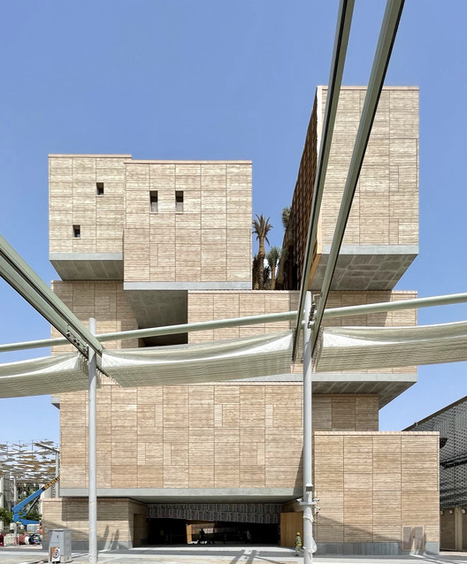Construction of Moroccan Pavilion at the 2020 Dubai is Underway with Tribute to Traditional Construction  - Image 2 of 19