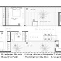 groundfloor plan - Nh&agrave; m&aacute;i ng&oacute;i đỏ tường gạch gợi k&yacute; ức tuổi thơ