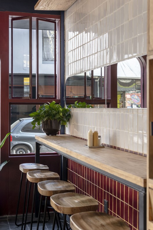 Restaurante atom burger / LVS-Architecture Restaurante atom burger / LVS-Architecture - Fotografia de Interiores, Cozinha