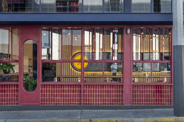 Restaurante atom burger / LVS-Architecture - Fotografia de Exterior, Cerca, Fachada