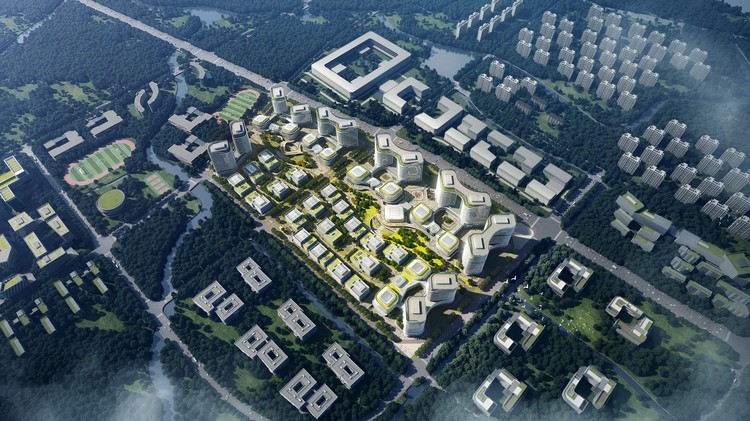 China United · Fang Ye's 'High-End Industrial Park for an Internet Company' Breaks Ground: A Flowing Cloud Valley - Image 28 of 31