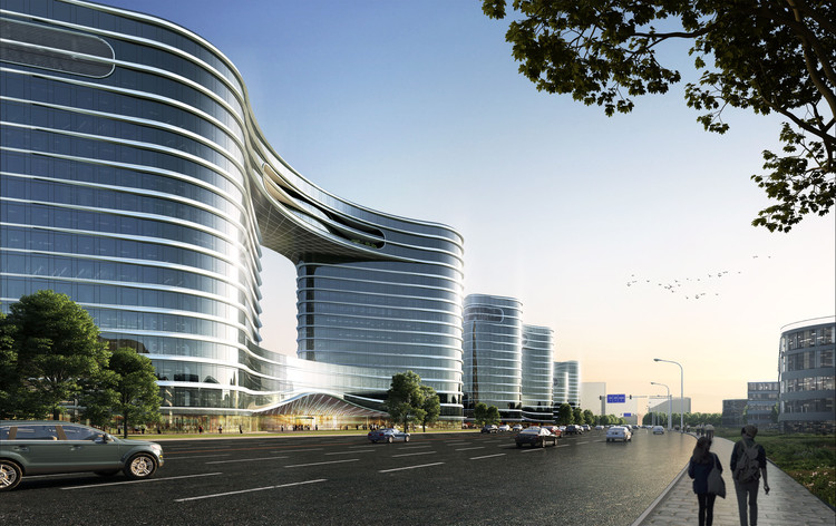 China United · Fang Ye's 'High-End Industrial Park for an Internet Company' Breaks Ground: A Flowing Cloud Valley - Image 4 of 31
