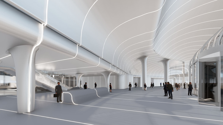 China United · Fang Ye's 'High-End Industrial Park for an Internet Company' Breaks Ground: A Flowing Cloud Valley - Image 18 of 31