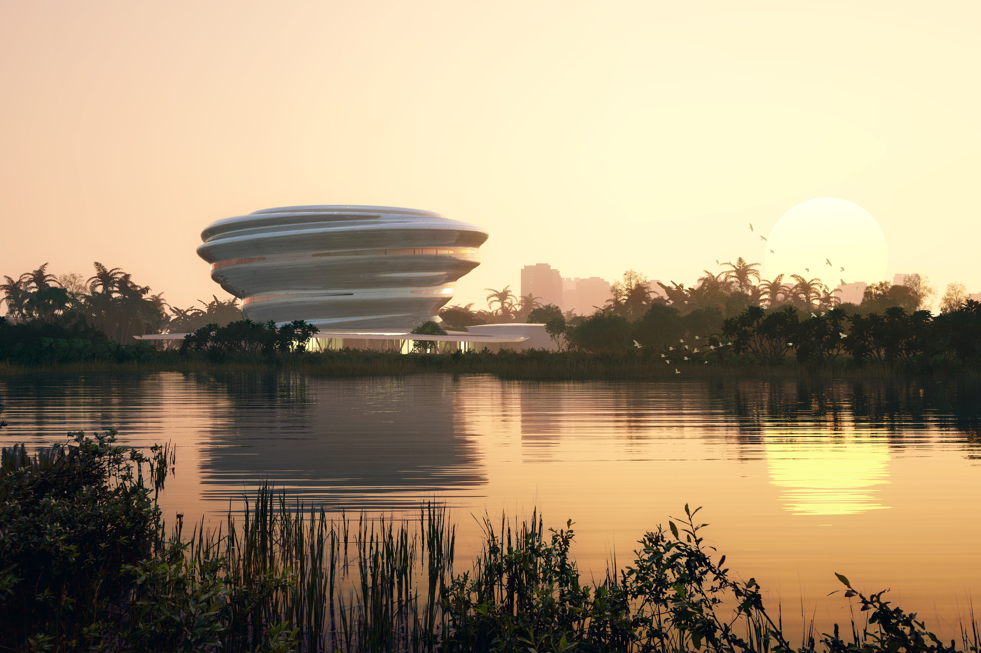 MAD pubblica le foto del Museo cinese della scienza e della tecnologia di Hainan MAD pubblica le foto del Museo cinese della scienza e della tecnologia di Hainan