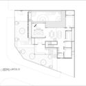 first floor plan - C&ocirc;ng tr&igrave;nh biệt thự 2 tầng hiện đại đẹp c&oacute; hồ bơi nằm vị tr&iacute; l&ocirc; g&oacute;c