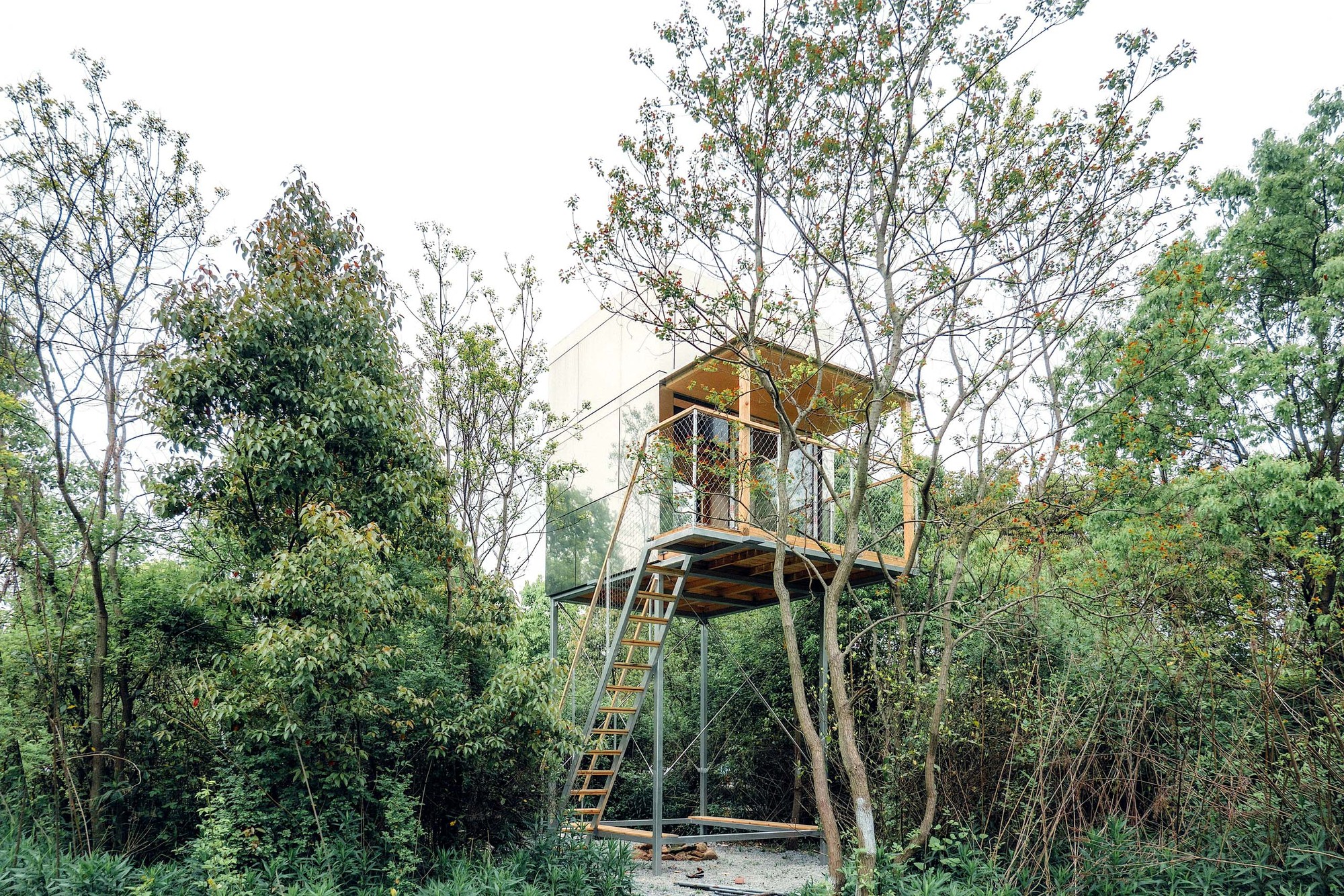 画廊 个个世界-林间木屋 / 个个世界 + 先进建筑实验室AaL - 4