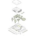 15 bias house adria yurike architects exploded diagram - Tổ ấm của một cặp vợ chồng trẻ với hai đứa con