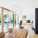 House STA  / Dietrich | Untertrifaller Architekten - Interior Photography, Table, Chair, Lighting